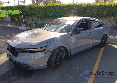 2023 Honda Accord Hybrid Touring from USA, damaged, VIN 1HGCY2F89PA000180